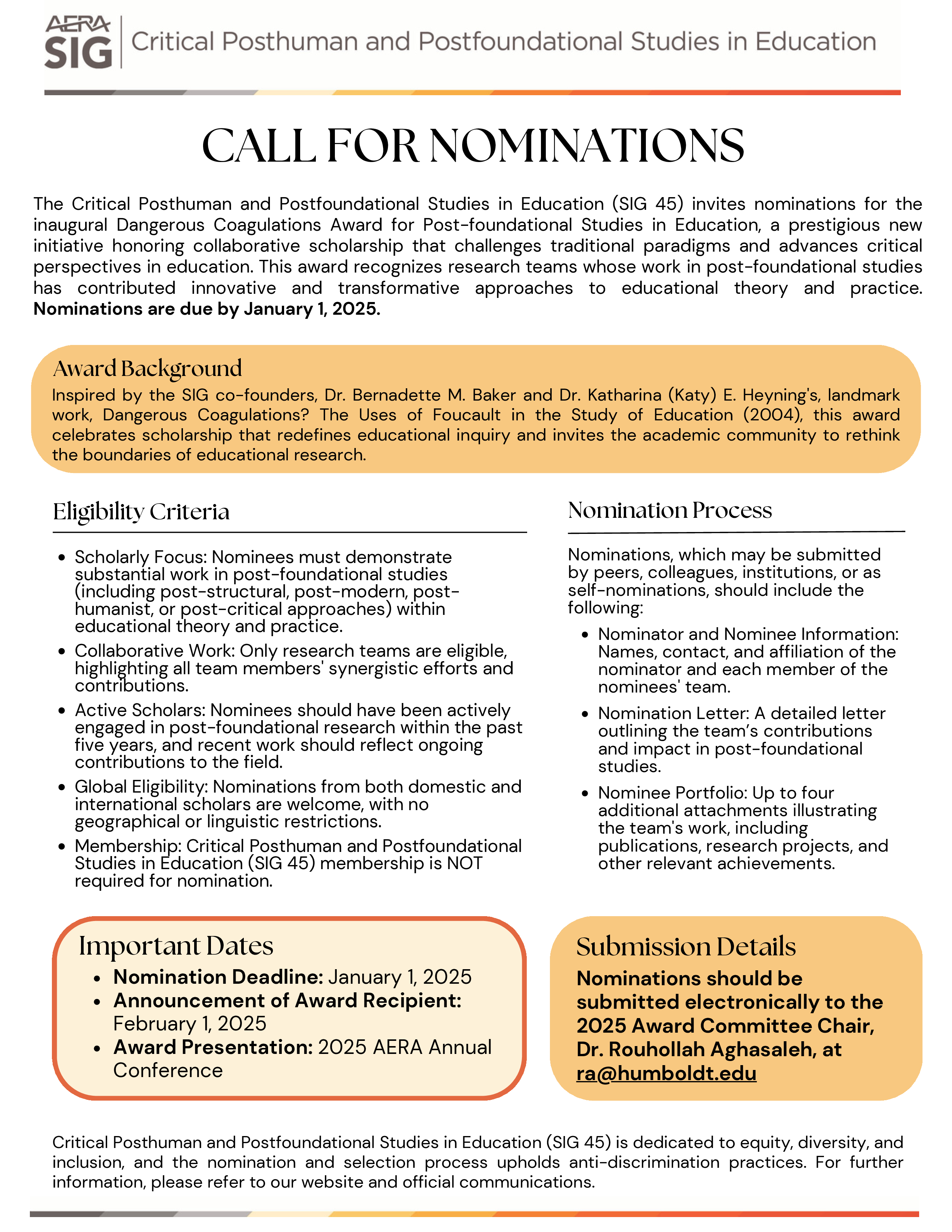 CALL FOR NOMINATIONS- 2024 DC Award638673098839860882